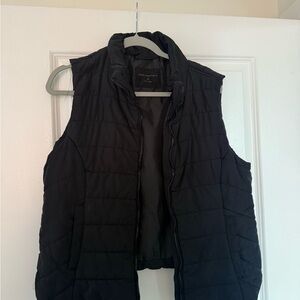 Aeropostale Black Puffer Vest